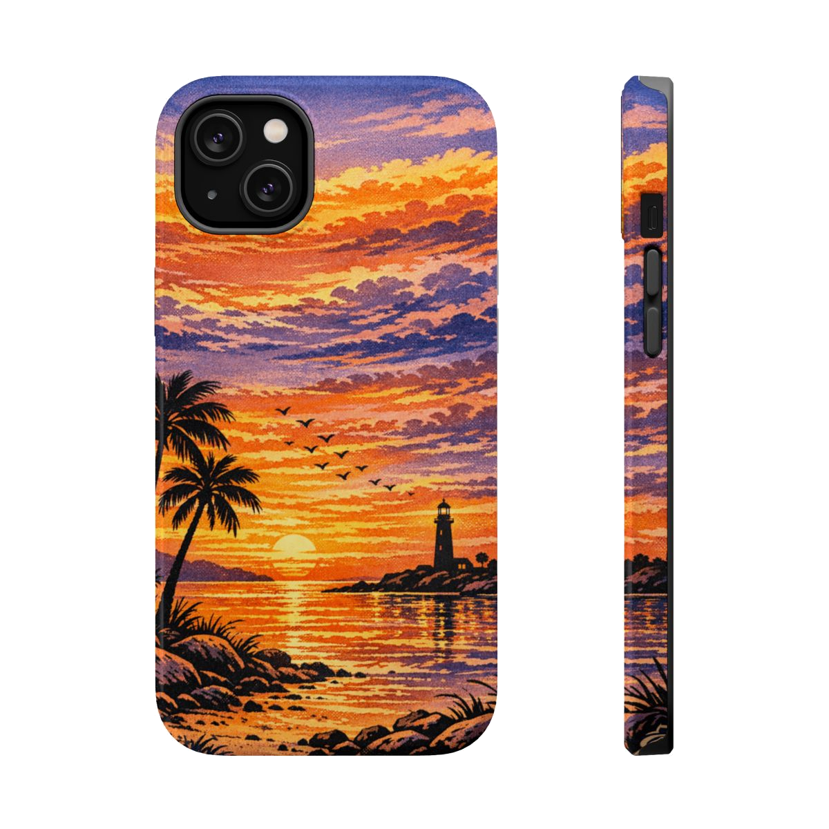 Coastal Dreamscape Print Magnetic Phone Case - iPhone 14 Plus