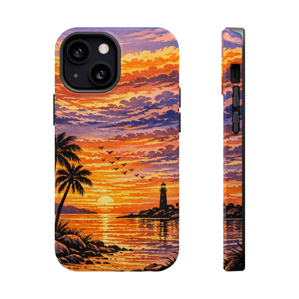 Coastal Dreamscape Print Magnetic Phone Case - iPhone 13 Mini