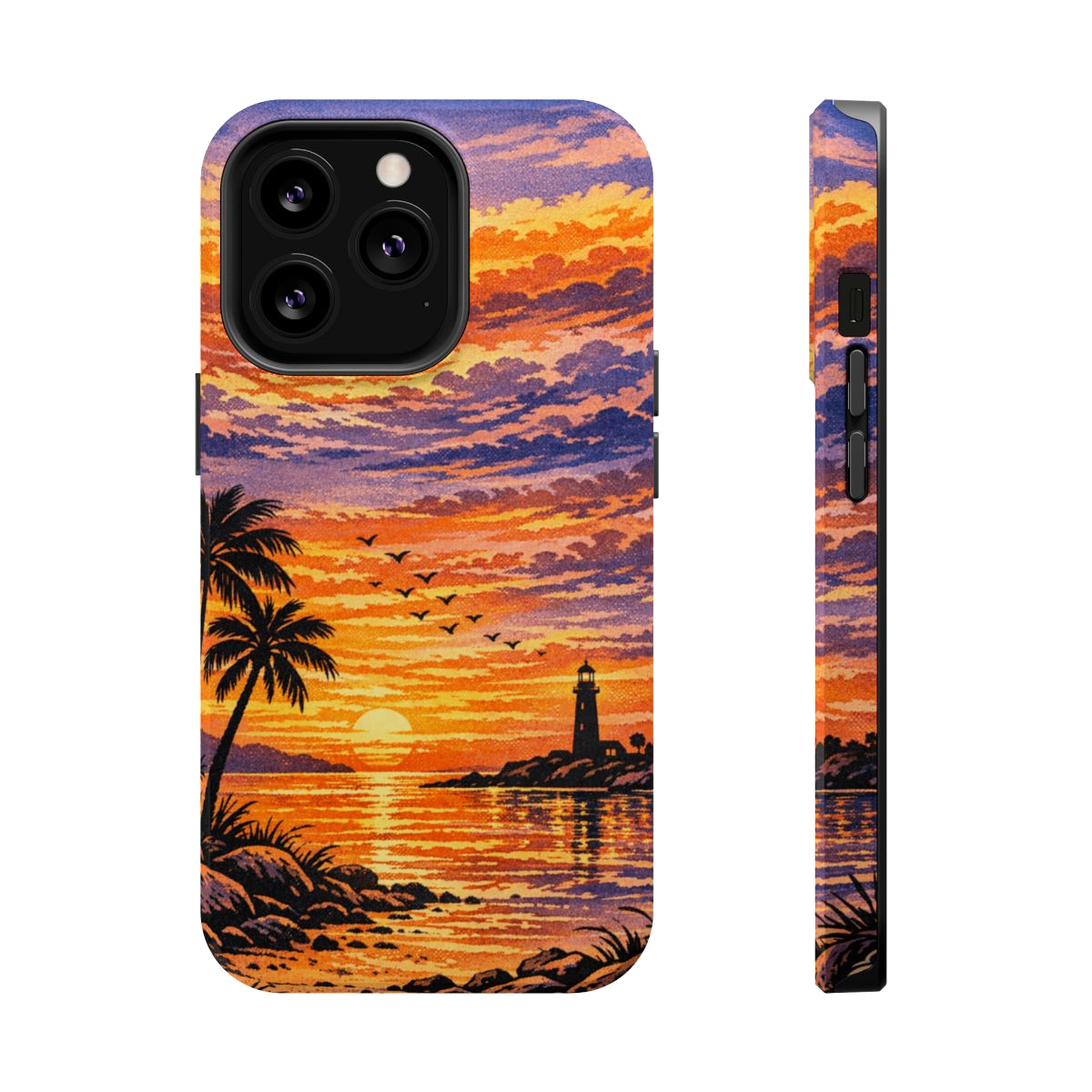 Coastal Dreamscape Print Magnetic Phone Case - iPhone 13 Pro