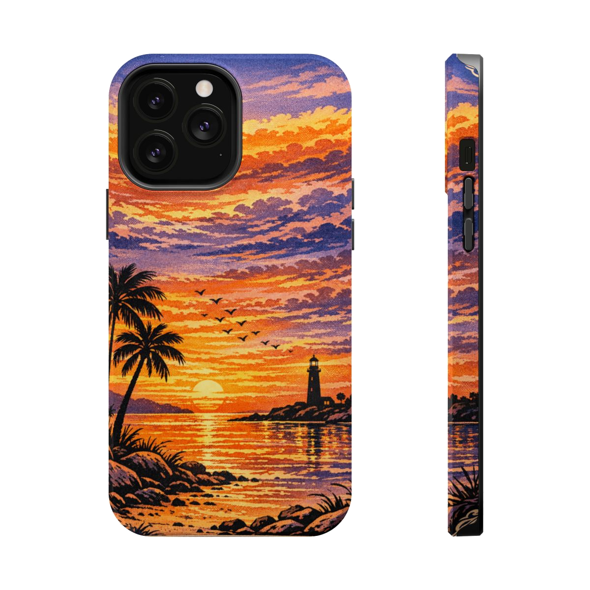 Coastal Dreamscape Print Magnetic Phone Case - iPhone 13 Pro Max