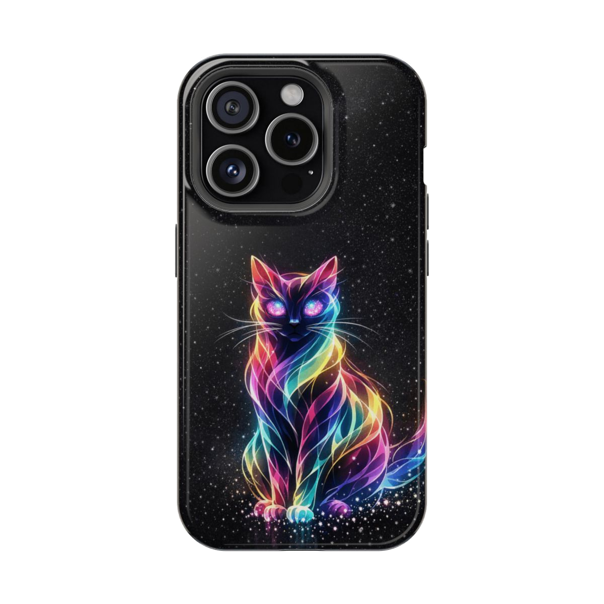 Mystic Aura Cat Magnetic Phone Case - iPhone 15 Pro