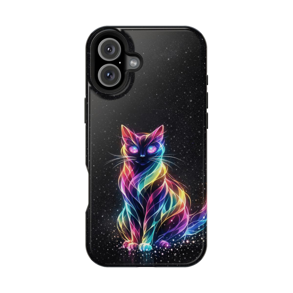 Mystic Aura Cat Magnetic Phone Case - iPhone 16 Plus
