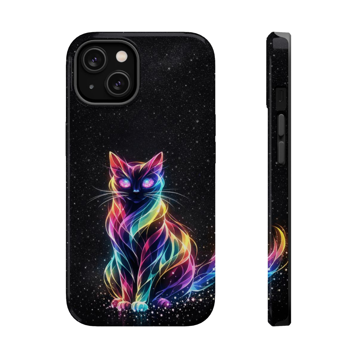 Mystic Aura Cat Magnetic Phone Case - iPhone 14
