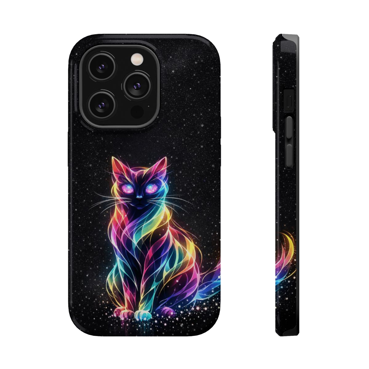Mystic Aura Cat Magnetic Phone Case - iPhone 14 Pro