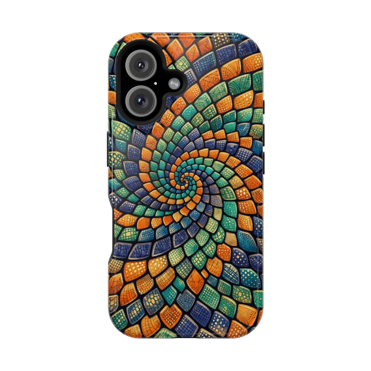 Reptilian Spiral Magnetic Phone Case - iPhone 16