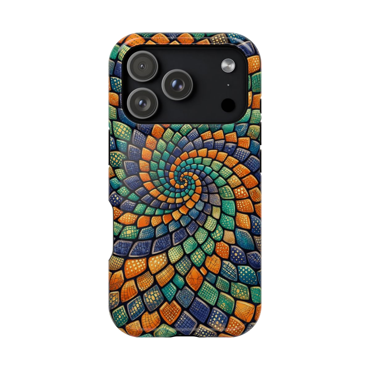 Reptilian Spiral Magnetic Phone Case - iPhone 17 Pro