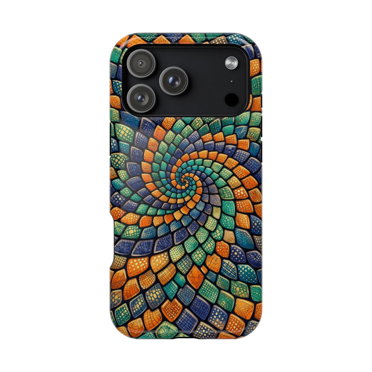 Reptilian Spiral Magnetic Phone Case - iPhone 17 Pro Max
