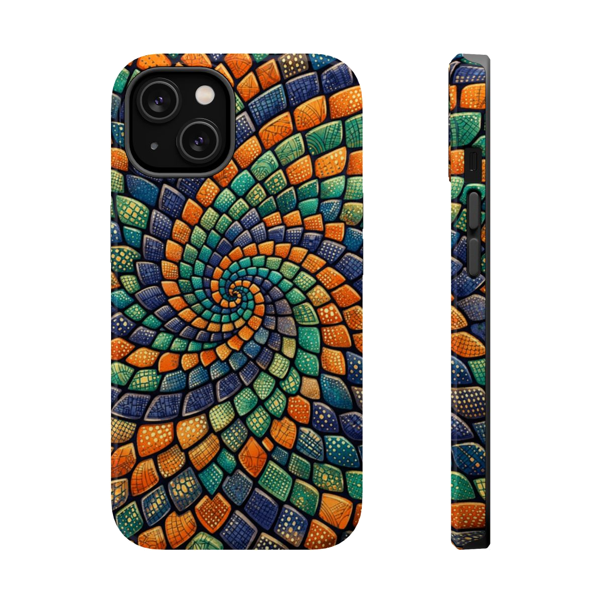 Reptilian Spiral Magnetic Phone Case - iPhone 14