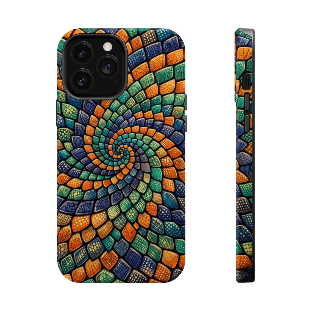 Reptilian Spiral Magnetic Phone Case - iPhone 13 Pro Max