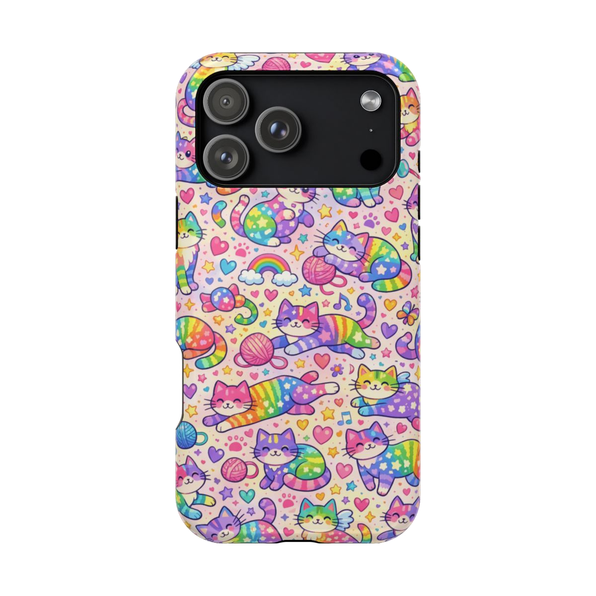 Rainbow Kitties! Magnetic Phone Case - iPhone 17 Pro Max