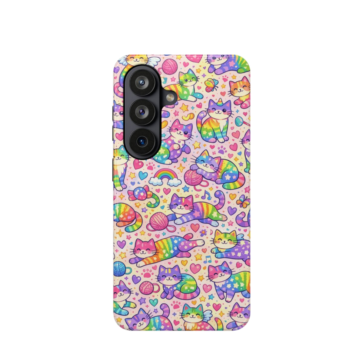 Rainbow Kitties! Magnetic Phone Case - Samsung Galaxy S26