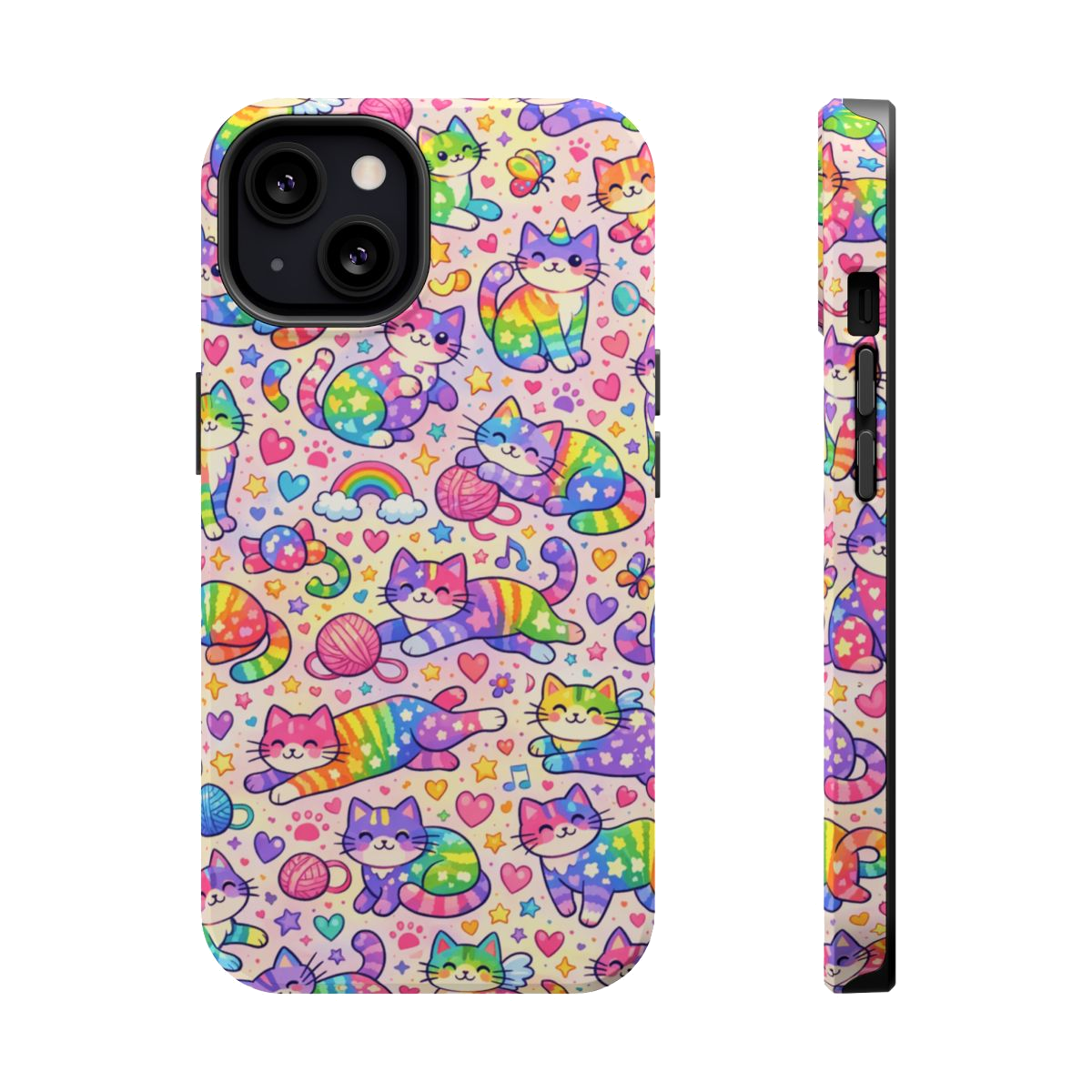 Rainbow Kitties! Magnetic Phone Case - iPhone 13