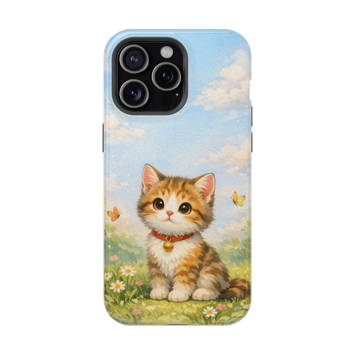 Sweet Kitten Magnetic Phone Case - iPhone 15 Pro Max
