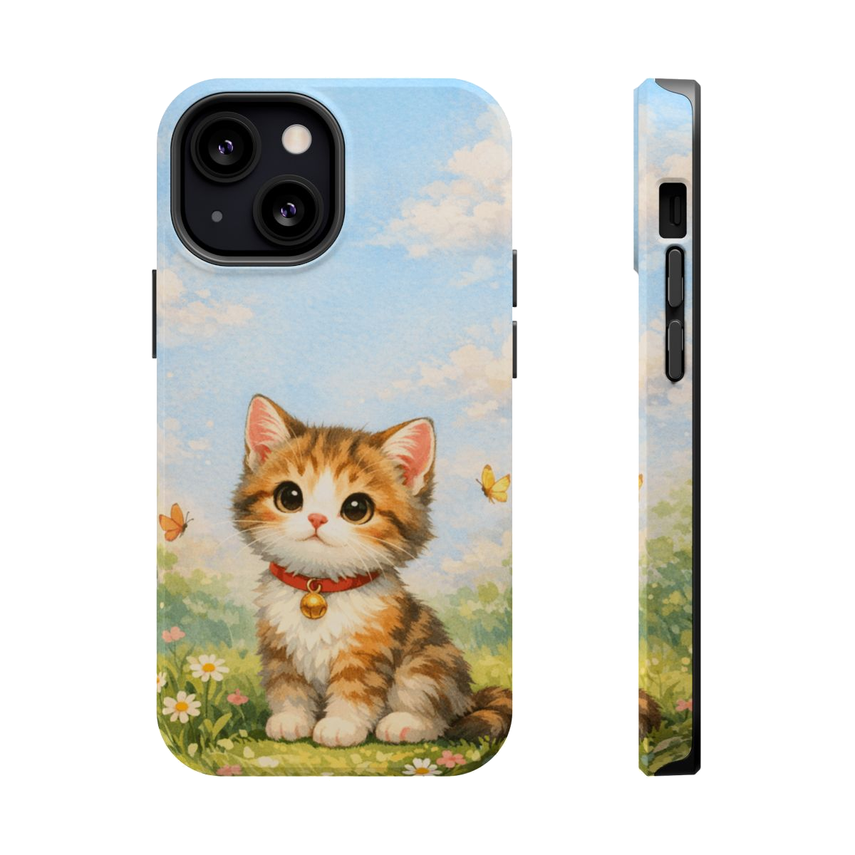 Sweet Kitten Magnetic Phone Case - iPhone 13 Mini