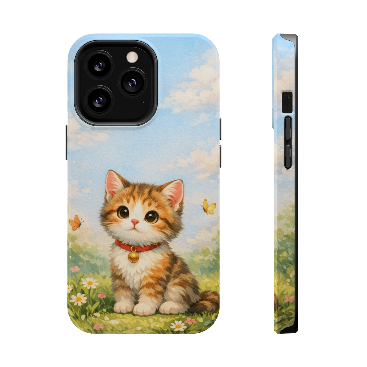 Sweet Kitten Magnetic Phone Case - iPhone 13 Pro