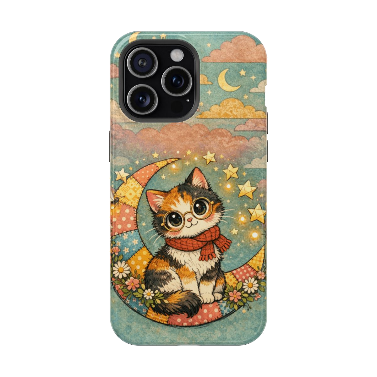 Charming Cat Magnetic Phone Case - iPhone 15 Pro Max