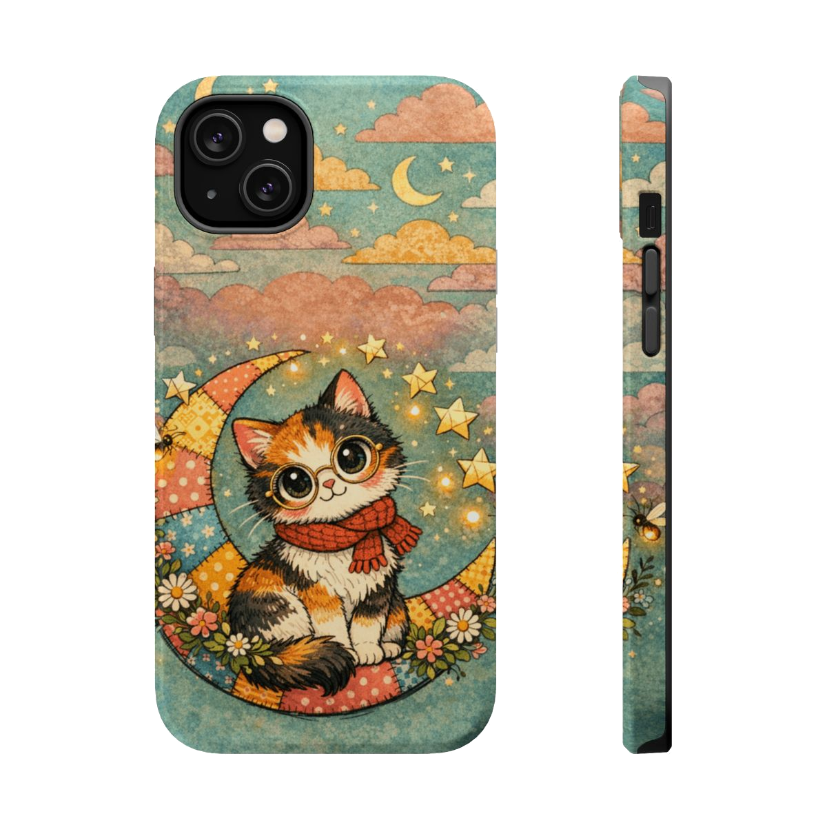 Charming Cat Magnetic Phone Case - iPhone 14 Plus