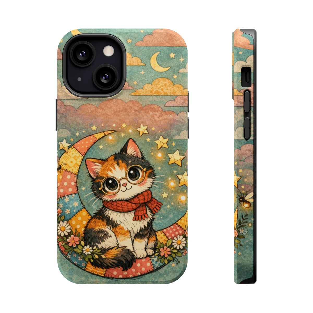 Charming Cat Magnetic Phone Case - iPhone 13 Mini