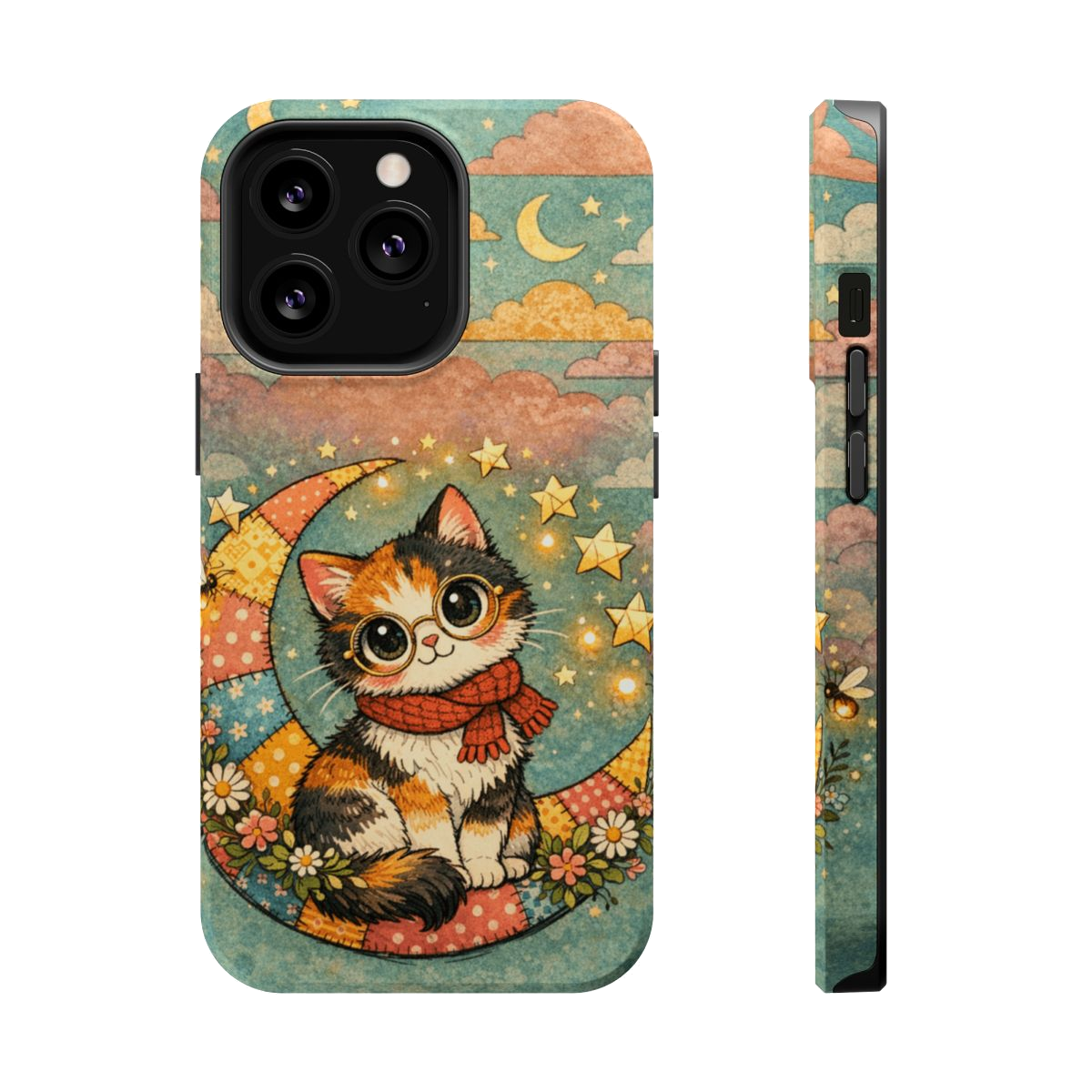 Charming Cat Magnetic Phone Case - iPhone 13 Pro