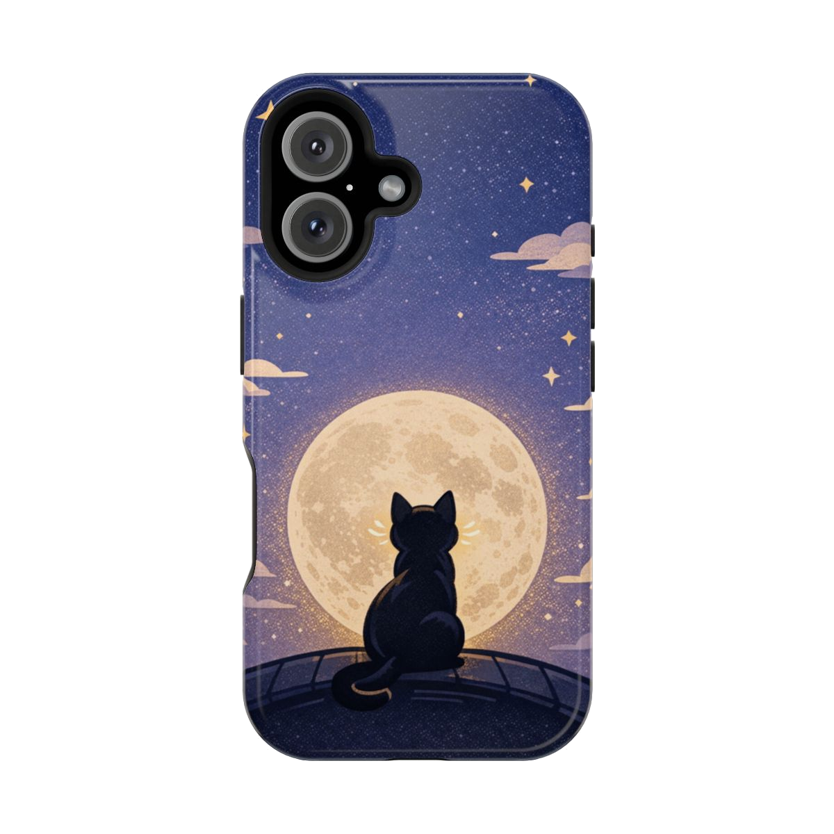 Full Moon Feline  Magnetic Phone Case - iPhone 16