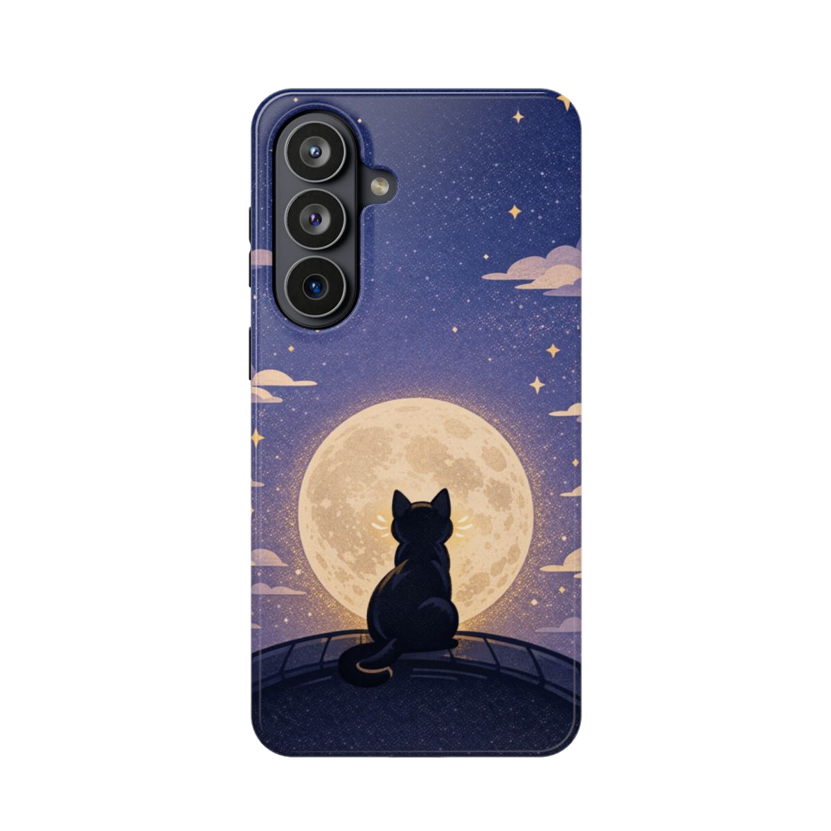 Full Moon Feline  Magnetic Phone Case - Samsung Galaxy S26 Plus