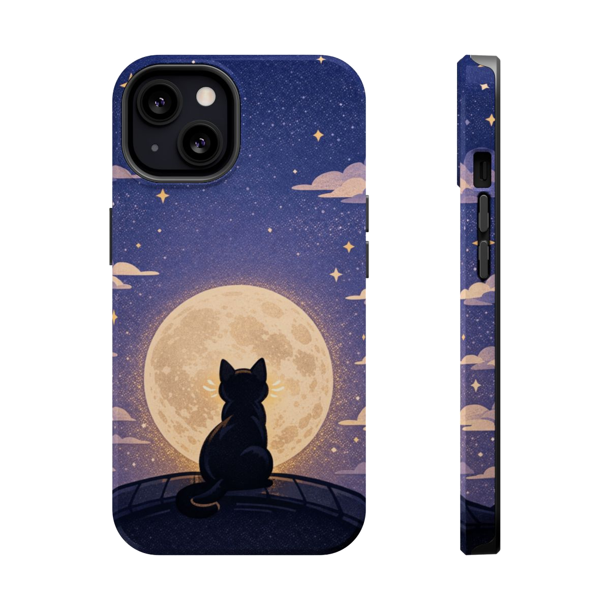 Full Moon Feline  Magnetic Phone Case - iPhone 13