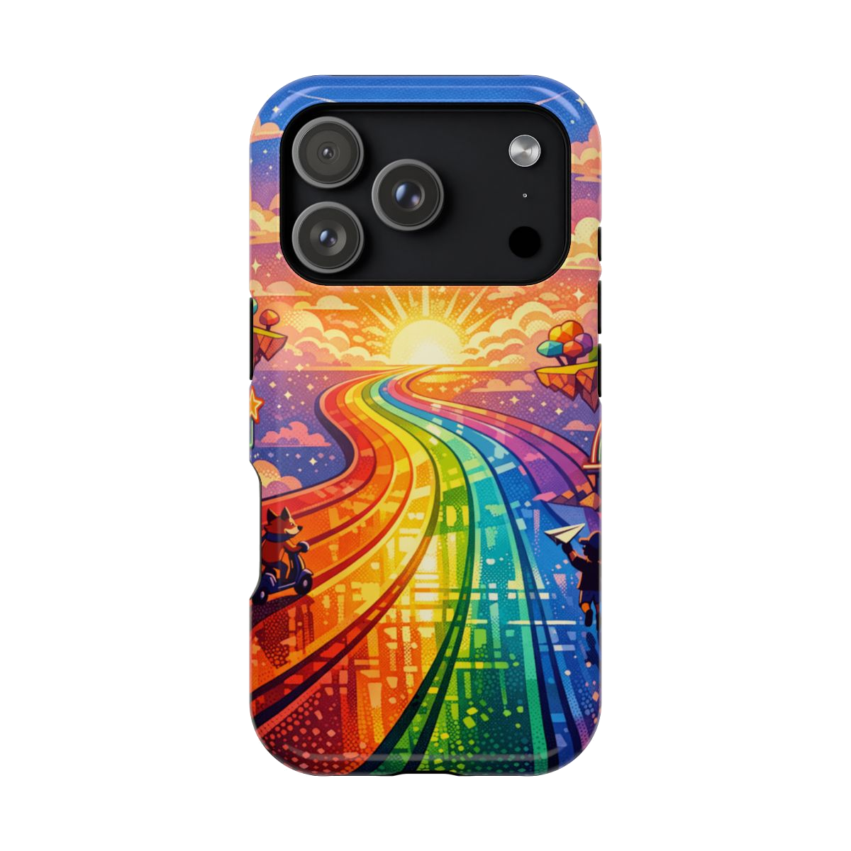 Rainbow Highway Magnetic Phone Case - iPhone 17 Pro