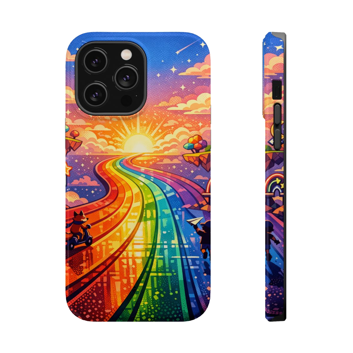 Rainbow Highway Magnetic Phone Case - iPhone 14 Pro Max