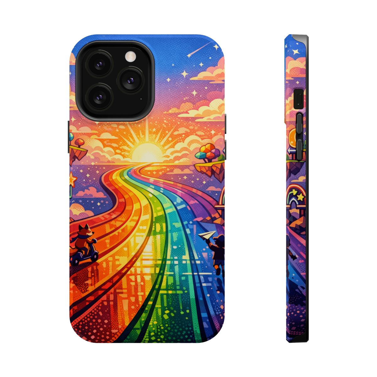 Rainbow Highway Magnetic Phone Case - iPhone 13 Pro Max