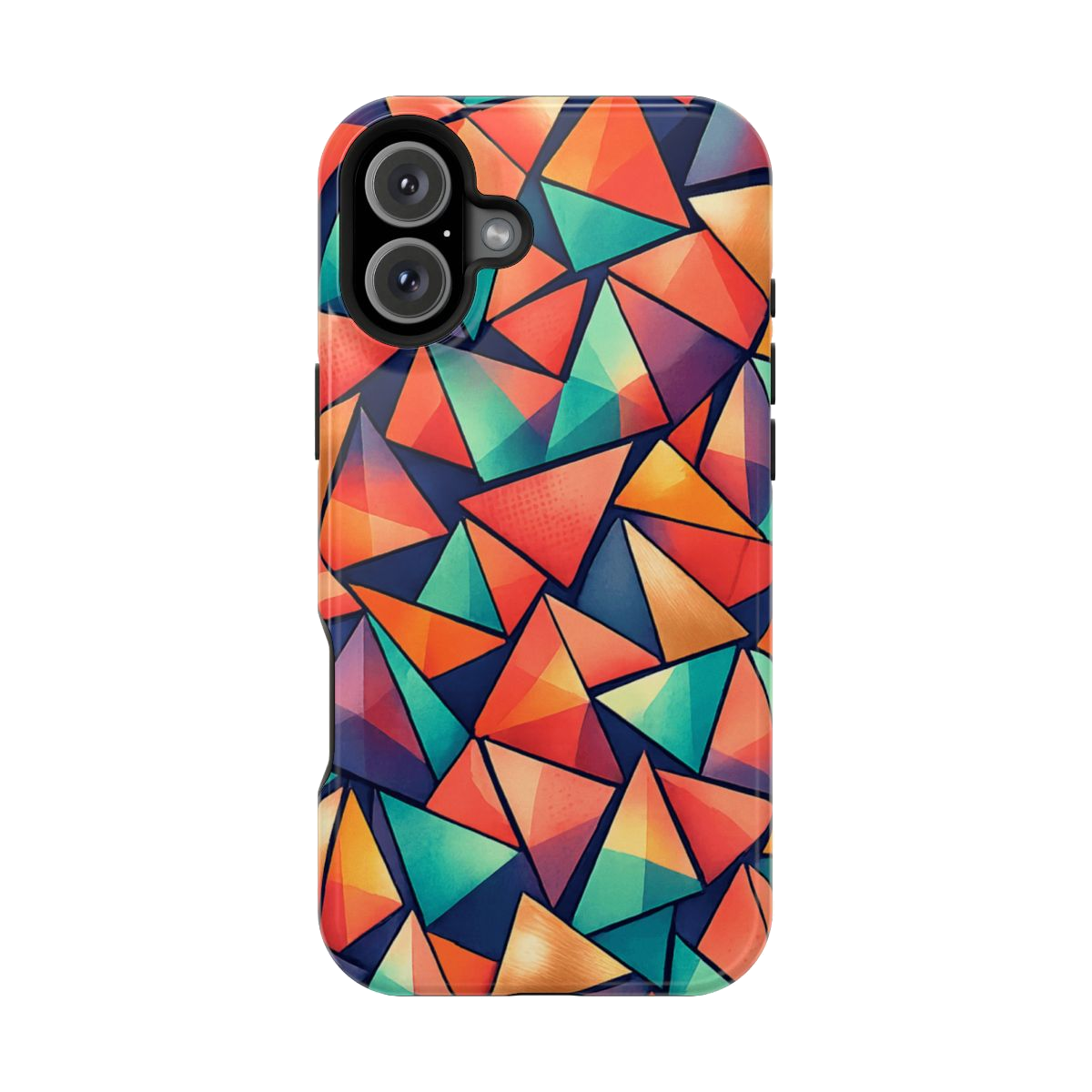 Geometric Madness Magnetic Phone Case - iPhone 16 Plus