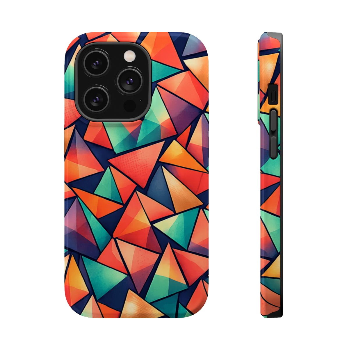 Geometric Madness Magnetic Phone Case - iPhone 14 Pro