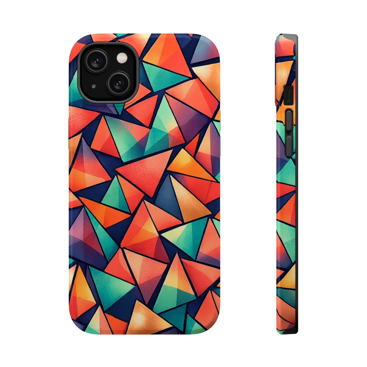 Geometric Madness Magnetic Phone Case - iPhone 14 Plus
