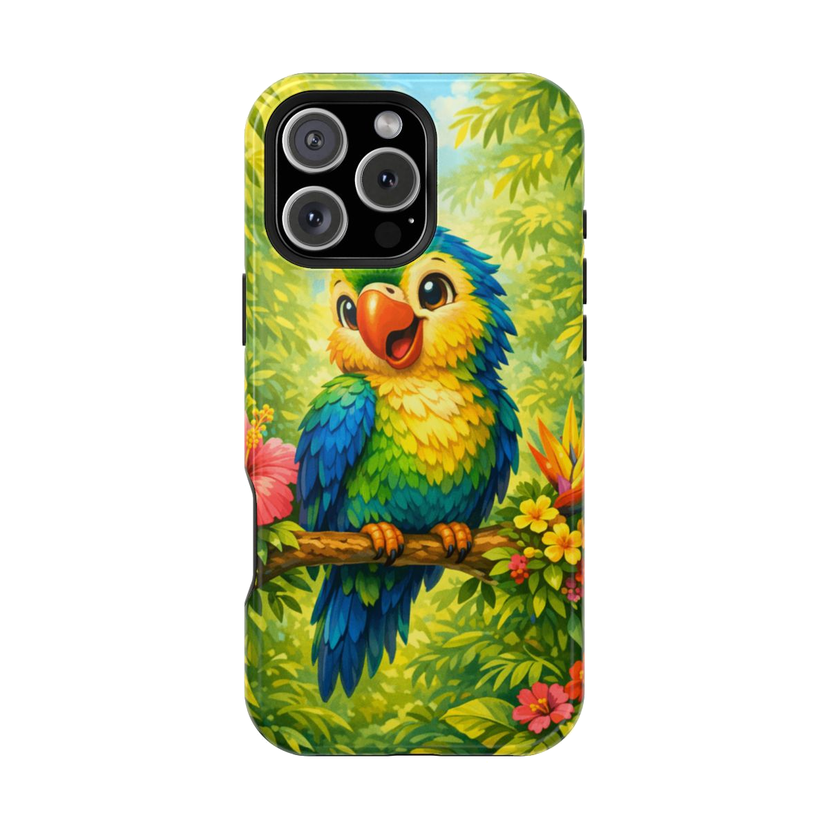 Cheery Parrot Magnetic Phone Case - iPhone 16 Pro Max