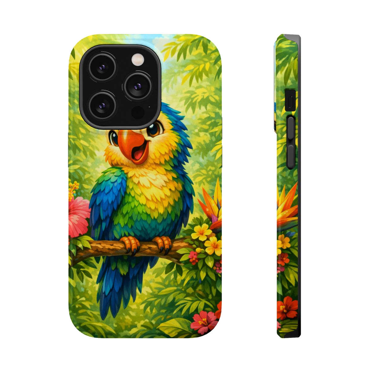 Cheery Parrot Magnetic Phone Case - iPhone 14 Pro