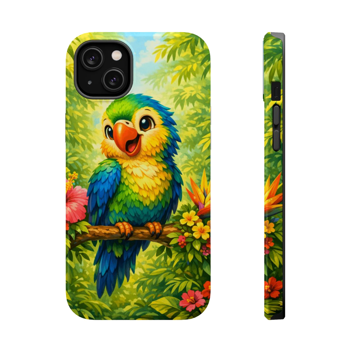 Cheery Parrot Magnetic Phone Case - iPhone 14 Plus