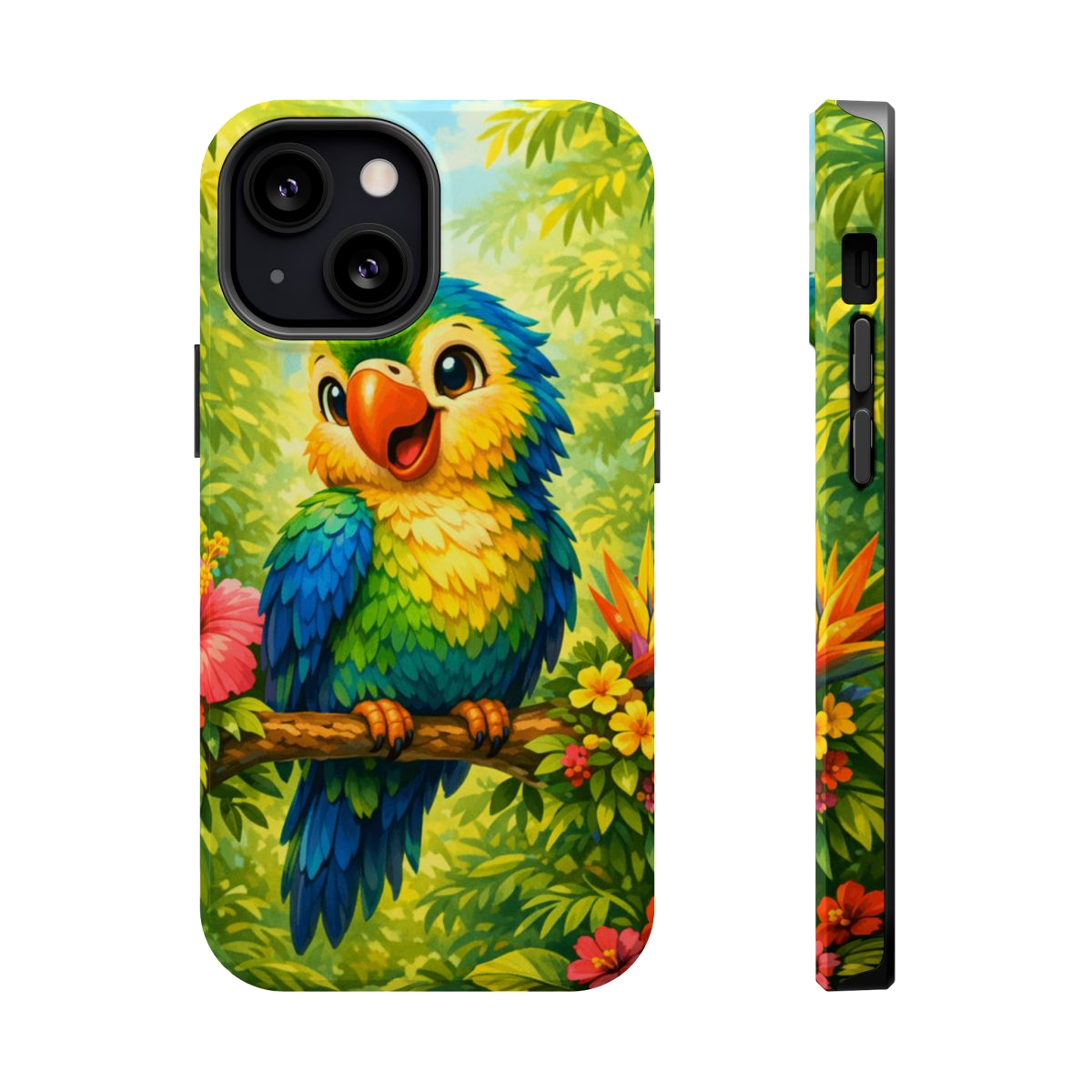 Cheery Parrot Magnetic Phone Case - iPhone 13 Mini