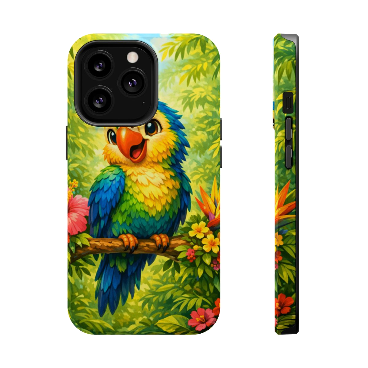 Cheery Parrot Magnetic Phone Case - iPhone 13 Pro