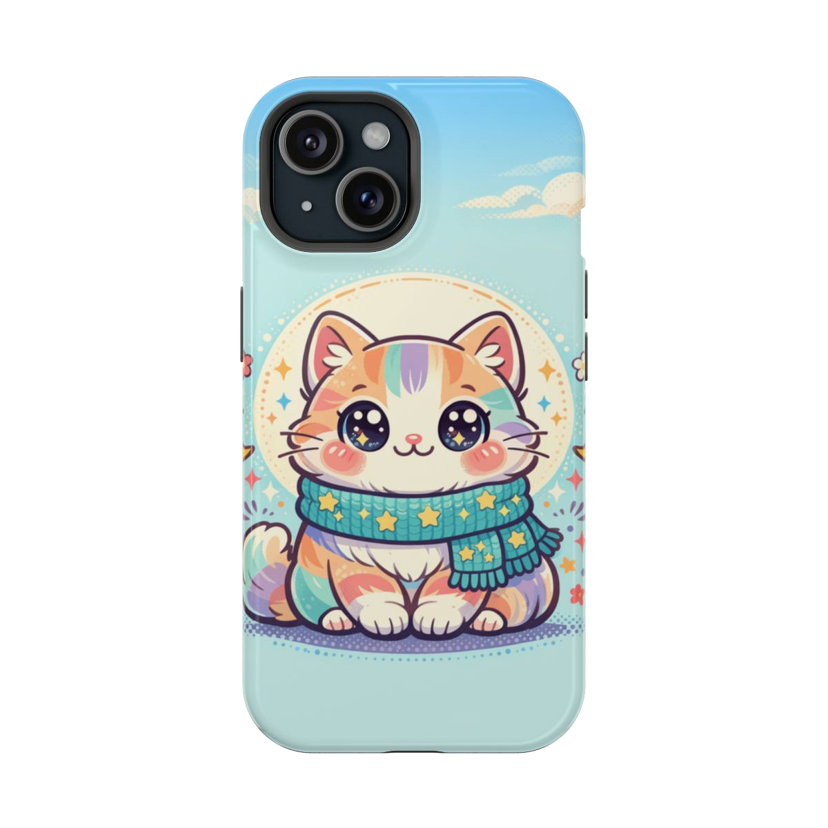 Happy Kitty Magnetic Phone Case - iPhone 15