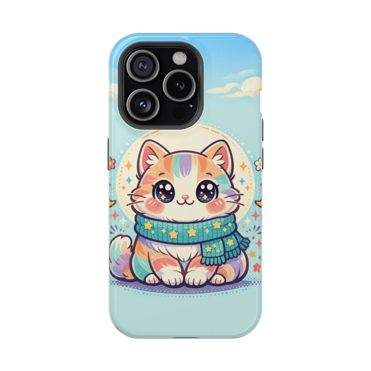 Happy Kitty Magnetic Phone Case - iPhone 15 Pro