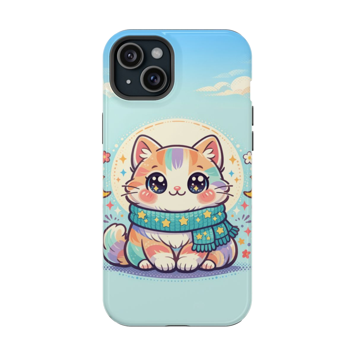 Happy Kitty Magnetic Phone Case - iPhone 15 Plus