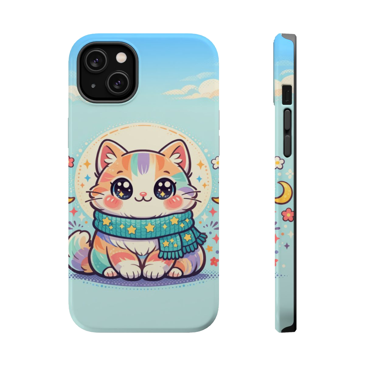 Happy Kitty Magnetic Phone Case - iPhone 14 Plus