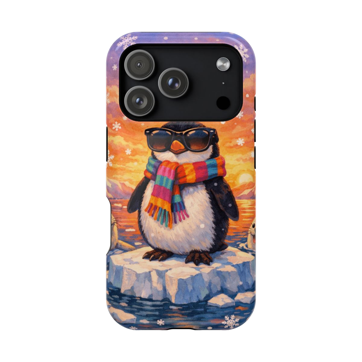 Cool Penguin Vibes Magnetic Phone Case - iPhone 17 Pro