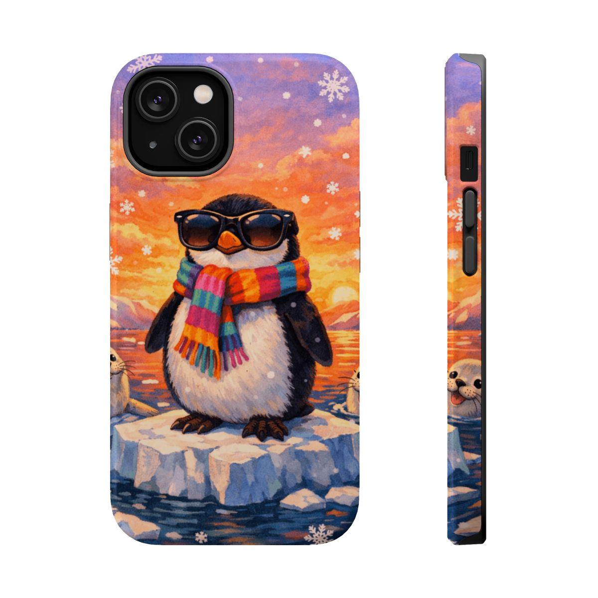 Cool Penguin Vibes Magnetic Phone Case - iPhone 14