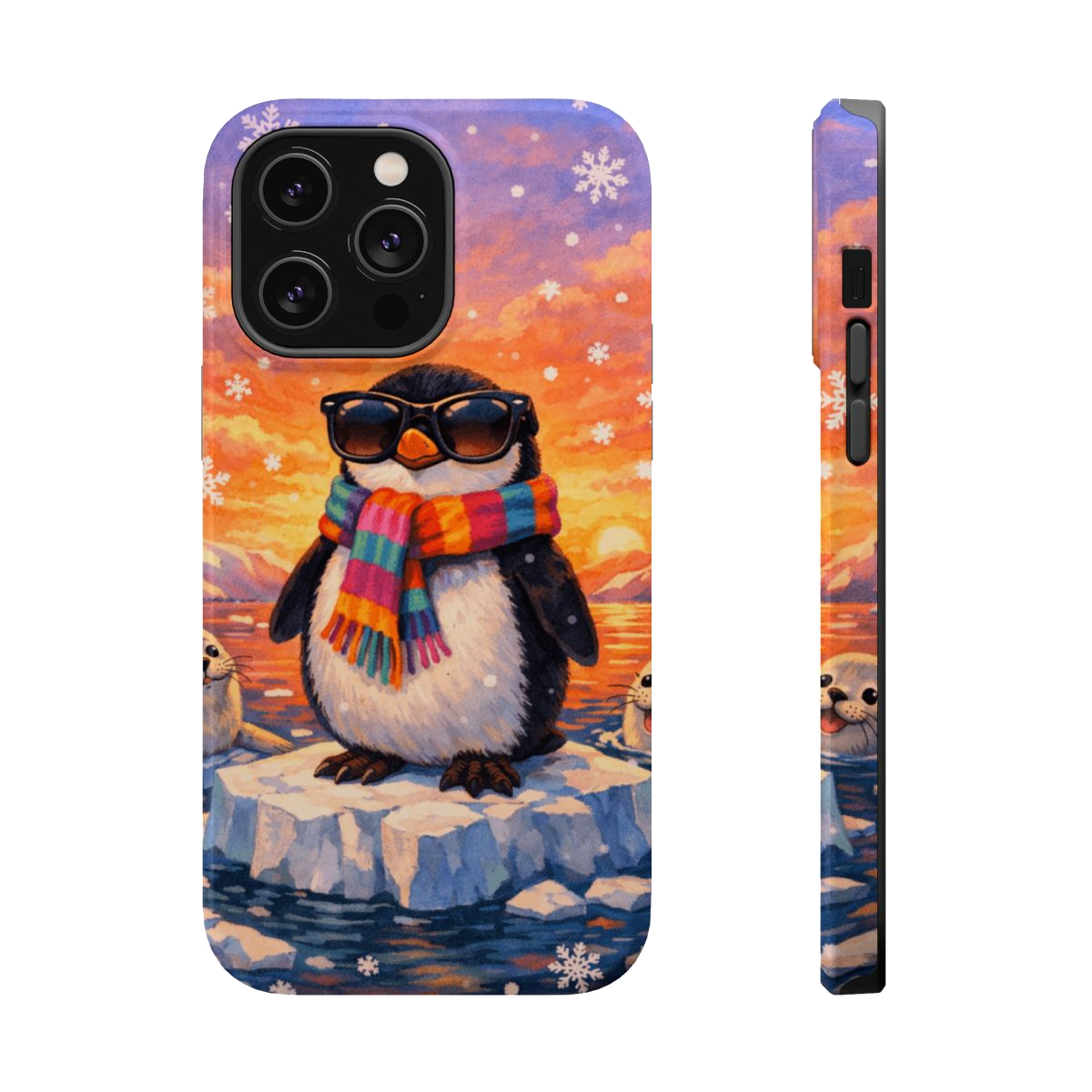 Cool Penguin Vibes Magnetic Phone Case - iPhone 14 Pro Max