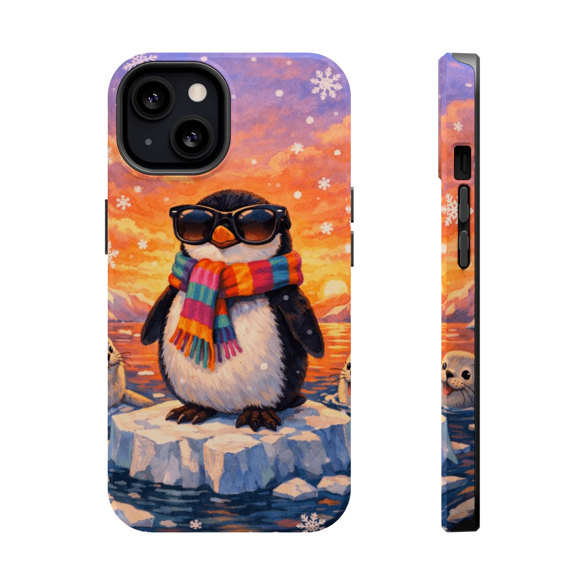 Cool Penguin Vibes Magnetic Phone Case - iPhone 13