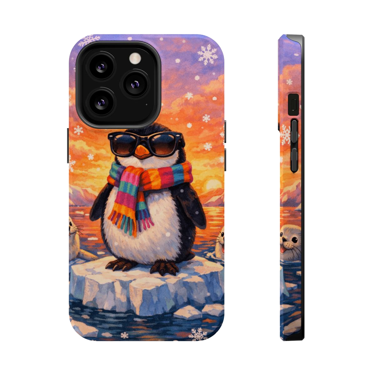 Cool Penguin Vibes Magnetic Phone Case - iPhone 13 Pro
