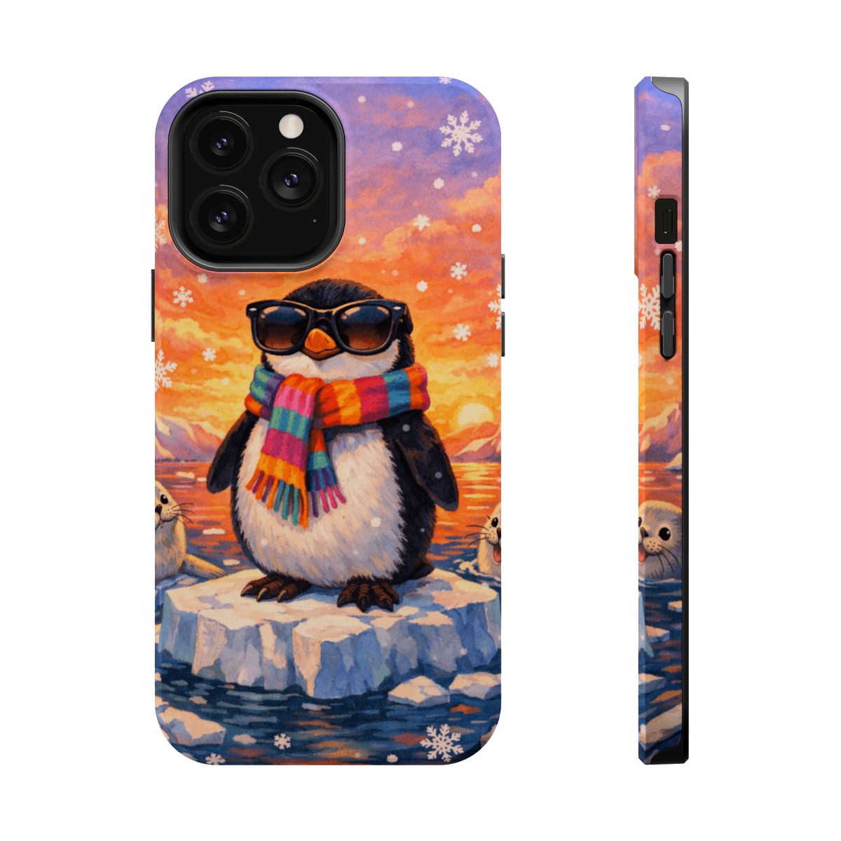 Cool Penguin Vibes Magnetic Phone Case - iPhone 13 Pro Max