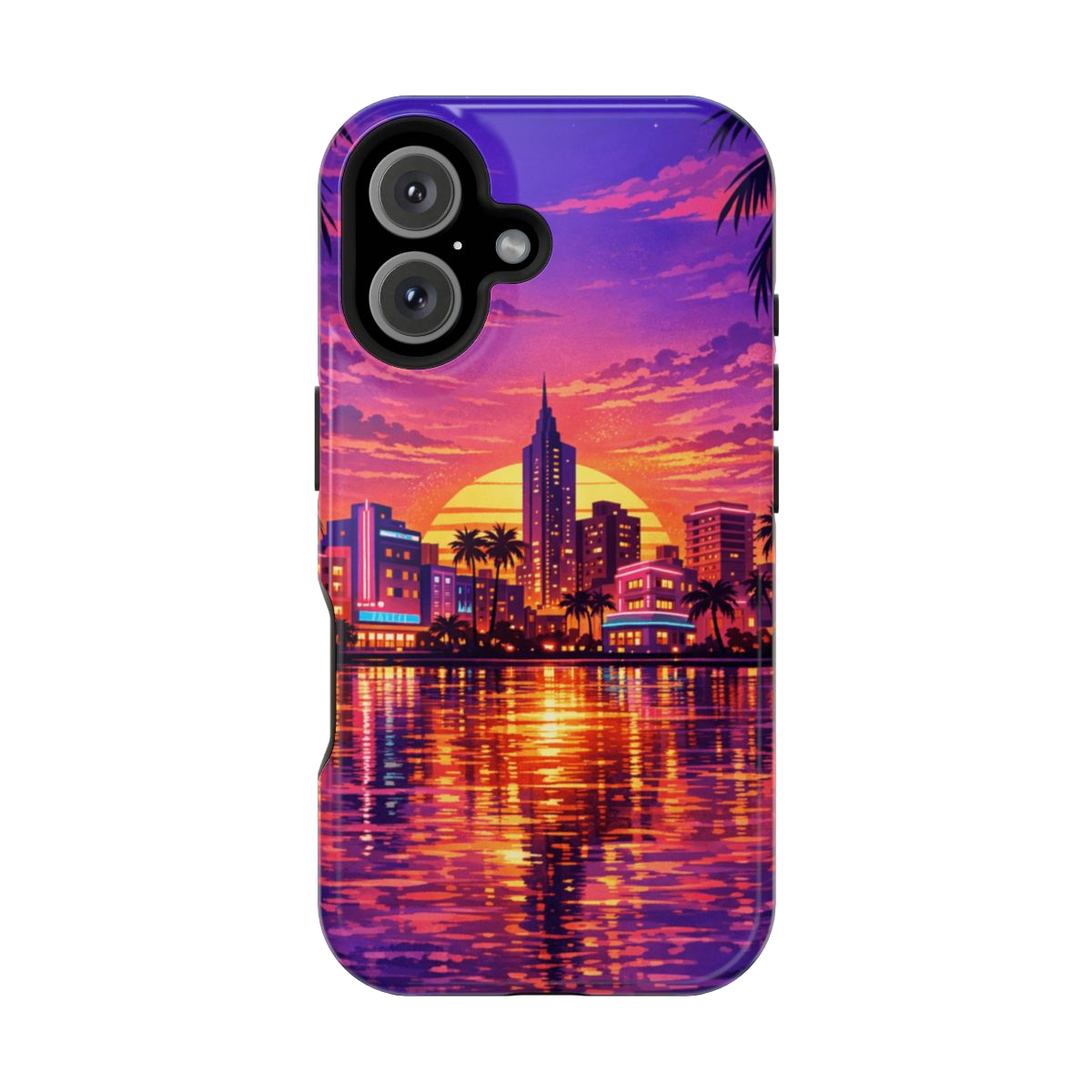 Vice City Sunset Magnetic Phone Case - iPhone 16