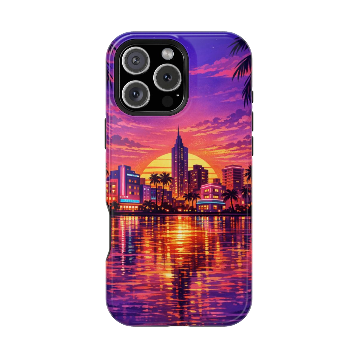 Vice City Sunset Magnetic Phone Case - iPhone 16 Pro Max