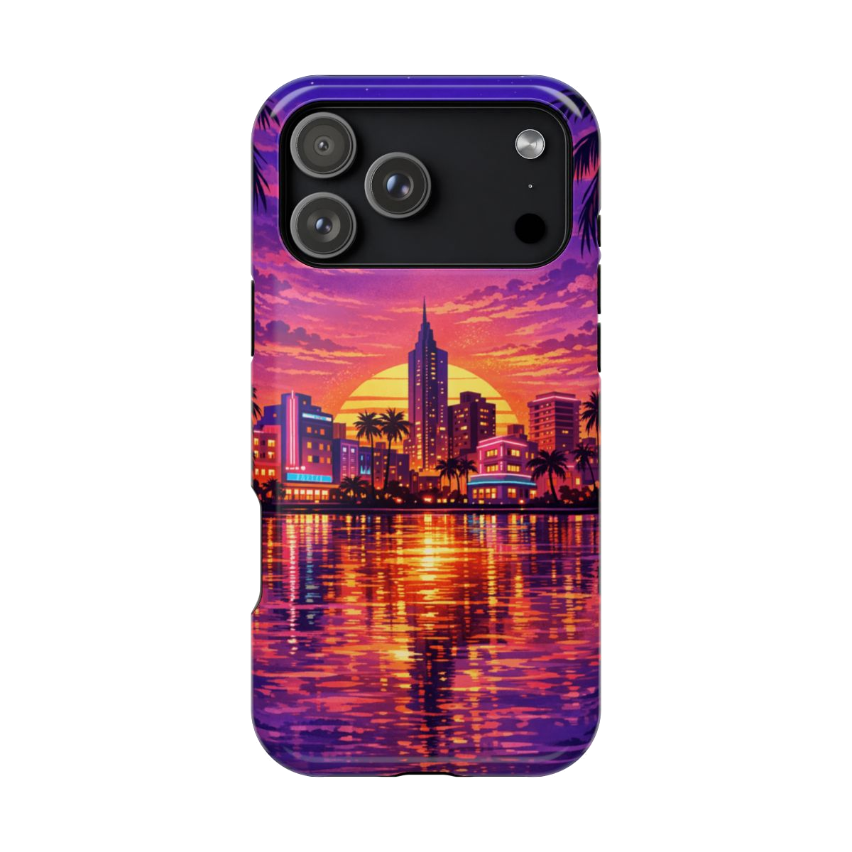 Vice City Sunset Magnetic Phone Case - iPhone 17 Pro Max